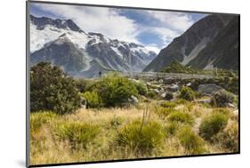 New Zealand, South Island, Canterbury, Aoraki-Mt. Cook National Park-Walter Bibikow-Mounted Photographic Print