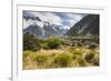 New Zealand, South Island, Canterbury, Aoraki-Mt. Cook National Park-Walter Bibikow-Framed Photographic Print