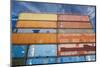 New Zealand, South Island, Christchurch, cargo container buildings-Walter Bibikow-Mounted Photographic Print
