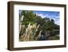 New Zealand, South Island, Christchurch, punting on the Avon River-Walter Bibikow-Framed Photographic Print