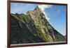 New Zealand, South Island, Fiordland National Park, Milford Sound, Mitre Peak-Rona Schwarz-Framed Photographic Print