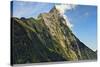 New Zealand, South Island, Fiordland National Park, Milford Sound, Mitre Peak-Rona Schwarz-Stretched Canvas