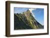 New Zealand, South Island, Fiordland National Park, Milford Sound, Mitre Peak-Rona Schwarz-Framed Photographic Print