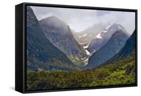 New Zealand, South Island, Fiordland National Park, Milford Sound-Rona Schwarz-Framed Stretched Canvas