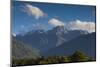 New Zealand, South Island, Fox Glacier Village, view of Mt. Tasman and Mt. Cook-Walter Bibikow-Mounted Photographic Print