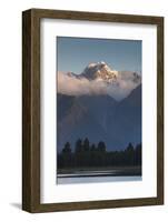 New Zealand, South Island, Lake Matheson, Mountain reflections-Walter Bibikow-Framed Photographic Print