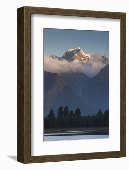 New Zealand, South Island, Lake Matheson, Mountain reflections-Walter Bibikow-Framed Photographic Print