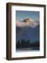 New Zealand, South Island, Lake Matheson, Mountain reflections-Walter Bibikow-Framed Photographic Print