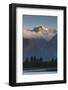 New Zealand, South Island, Lake Matheson, Mountain reflections-Walter Bibikow-Framed Photographic Print