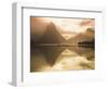 New Zealand, South Island, Milford Sound, Mitre Peak at Sunset-Dominic Webster-Framed Photographic Print