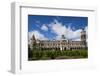 New Zealand, South Island, Otago, Dunedin, Dunedin Railway Station-Walter Bibikow-Framed Photographic Print