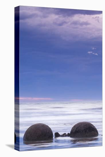 New Zealand, South Island, Otago, Moeraki, Moeraki Boulders, dawn-Walter Bibikow-Stretched Canvas