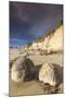 New Zealand, South Island, Otago, Moeraki, Moeraki Boulders, dawn-Walter Bibikow-Mounted Photographic Print