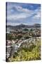 New Zealand, South Island, Otago, Port Chalmers, elevated port view-Walter Bibikow-Stretched Canvas