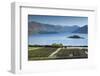 New Zealand, South Island, Otago, Wanaka, vineyard on Lake Wanaka-Walter Bibikow-Framed Photographic Print