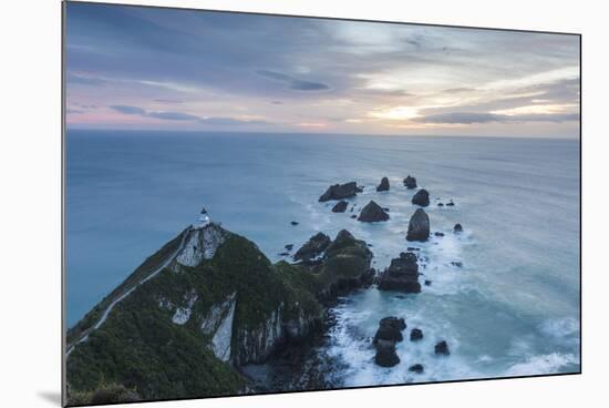 New Zealand, South Island, The Catlins, Nugget Point Lighthouse, dawn-Walter Bibikow-Mounted Photographic Print