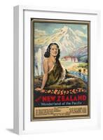 New Zealand Wonderland of the Pacific-null-Framed Giclee Print