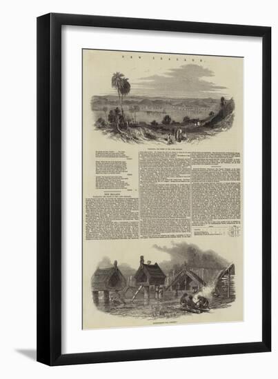 New Zealand-null-Framed Giclee Print