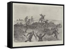 New Zealanders at Work with General French's Column-Frederic Villiers-Framed Stretched Canvas