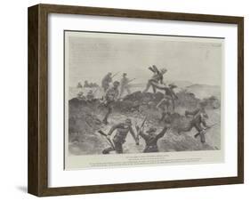 New Zealanders at Work with General French's Column-Frederic Villiers-Framed Giclee Print