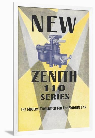 New Zenith Carburetor-null-Framed Art Print