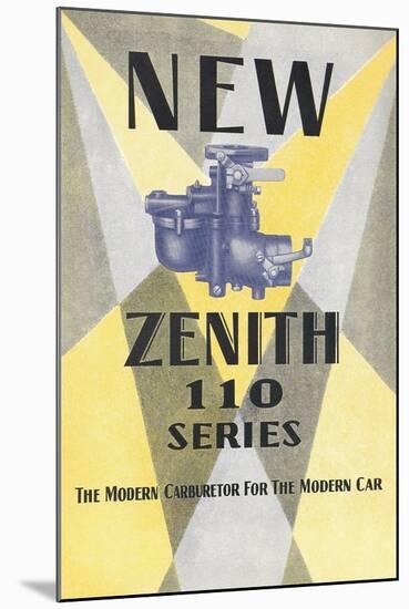 New Zenith Carburetor-null-Mounted Art Print