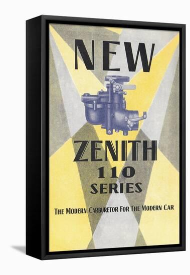 New Zenith Carburetor-null-Framed Stretched Canvas