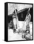 Newar Women Pounding Grain, Nepal, 1936-Ewing Galloway-Framed Stretched Canvas