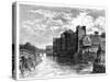 Newark Castle and the River Trent, Newark-On-Trent, Nottinghamshire, 1900-null-Stretched Canvas