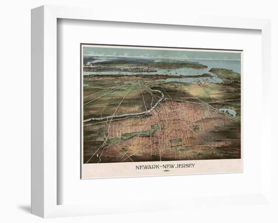 Newark, New Jersey, 1916-Shepherd-Framed Giclee Print