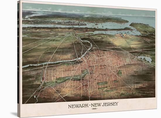 Newark, New Jersey, 1916-Shepherd-Stretched Canvas