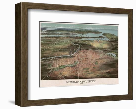 Newark, New Jersey, 1916-Shepherd-Framed Art Print