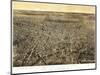 Newark, New Jersey - Panoramic Map-Lantern Press-Mounted Art Print