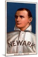 Newark, NJ, Neward Eastern League, Larry Schlafly, Baseball Card-Lantern Press-Mounted Art Print