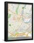 Newark, United States of America Map-null-Framed Poster