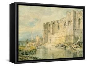 Newark-Upon-Trent, C.1796 (W/C over Graphite on Paper)-J. M. W. Turner-Framed Stretched Canvas