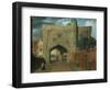 Newarke Gateway, Leicester (Oil on Wood)-John Seguier-Framed Giclee Print