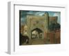 Newarke Gateway, Leicester (Oil on Wood)-John Seguier-Framed Giclee Print