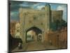 Newarke Gateway, Leicester (Oil on Wood)-John Seguier-Mounted Giclee Print