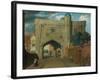 Newarke Gateway, Leicester (Oil on Wood)-John Seguier-Framed Giclee Print