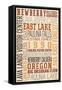 Newberry National Volcanic Monument, Oregon-Lantern Press-Framed Stretched Canvas
