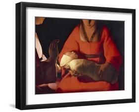 Newborn, 1645-1648-Georges de La Tour-Framed Giclee Print