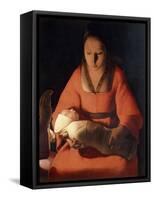Newborn, 1645-1648-Georges de La Tour-Framed Stretched Canvas