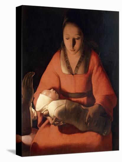 Newborn, 1645-1648-Georges de La Tour-Stretched Canvas