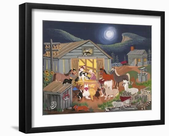 Newborn Calf-Carol Salas-Framed Giclee Print