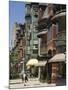 Newbury Street, Boston, Massachusetts, New England, USA-Amanda Hall-Mounted Photographic Print