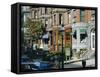 Newbury Street, Boston's Premier Shopping Street, Back Bay, Boston, Massachusetts, USA-Fraser Hall-Framed Stretched Canvas