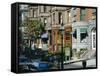 Newbury Street, Boston's Premier Shopping Street, Back Bay, Boston, Massachusetts, USA-Fraser Hall-Framed Stretched Canvas