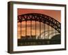 Newcastle and Gateshead, Tyne Bridge and the Sage, Tyne and Wear, England, UK-Alan Copson-Framed Photographic Print