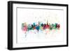 Newcastle England Skyline-Michael Tompsett-Framed Premium Giclee Print